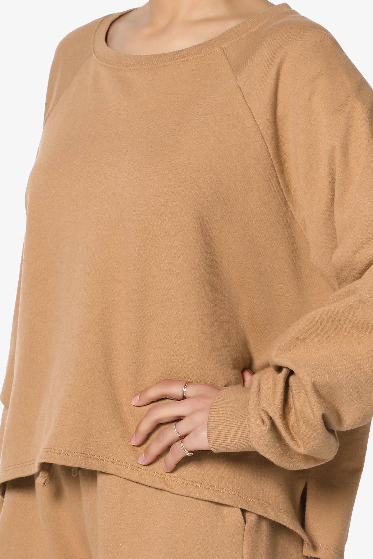 Crusade French Terry Oversized Crop Top & Shorts SET