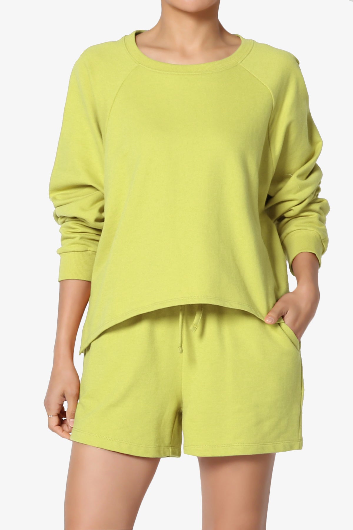 Crusade French Terry Oversized Crop Top & Shorts SET