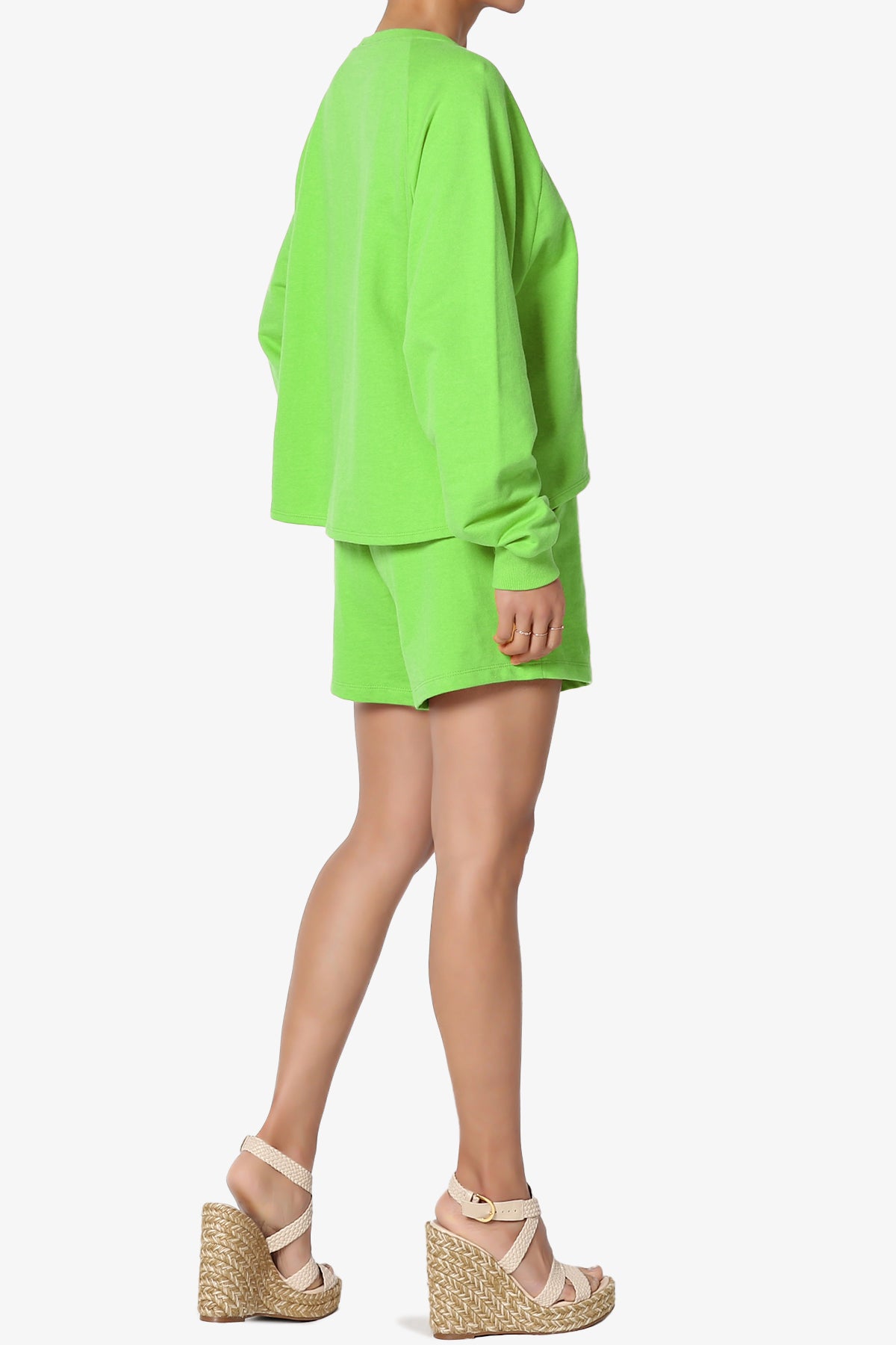 Crusade French Terry Oversized Crop Top & Shorts SET