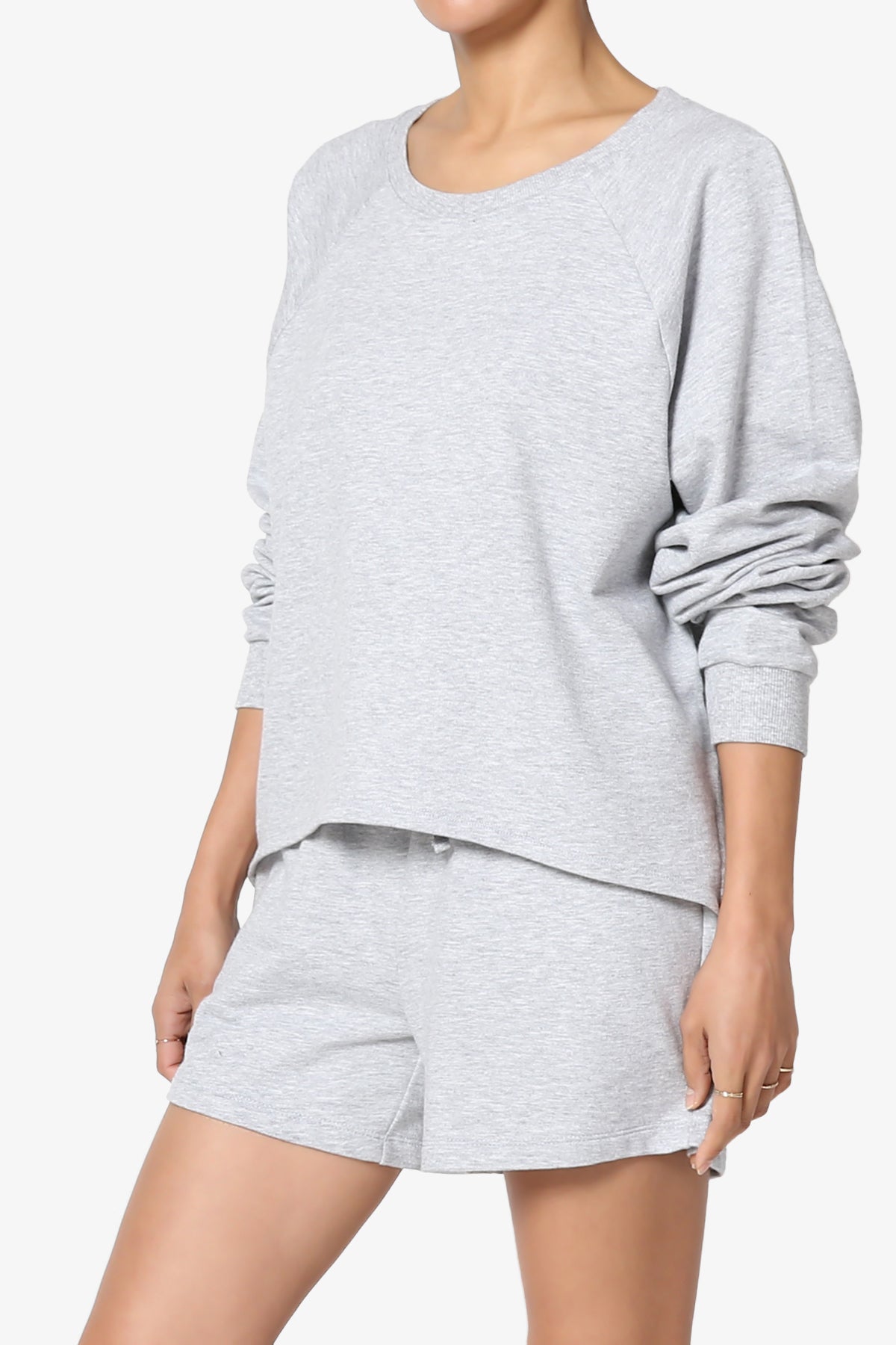 Crusade French Terry Oversized Crop Top & Shorts SET