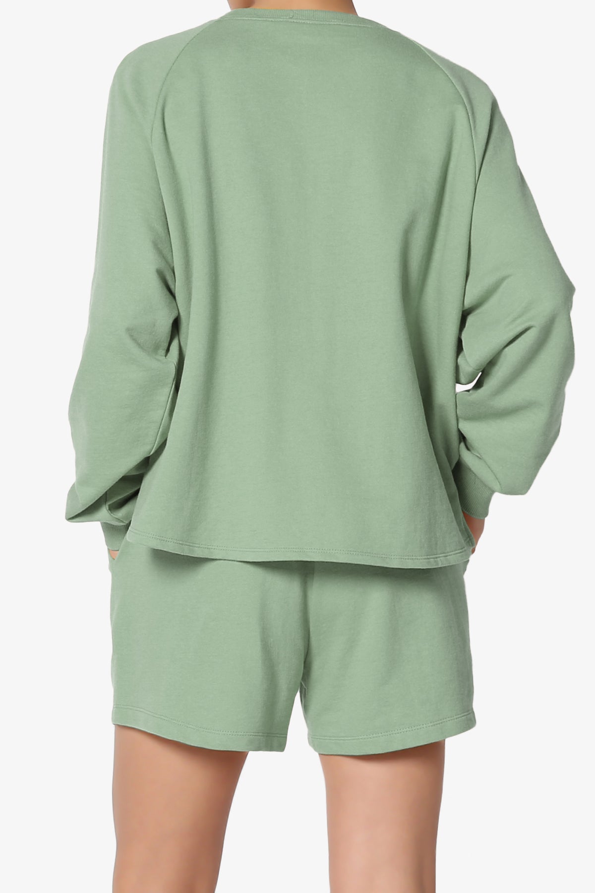 Crusade French Terry Oversized Crop Top & Shorts SET