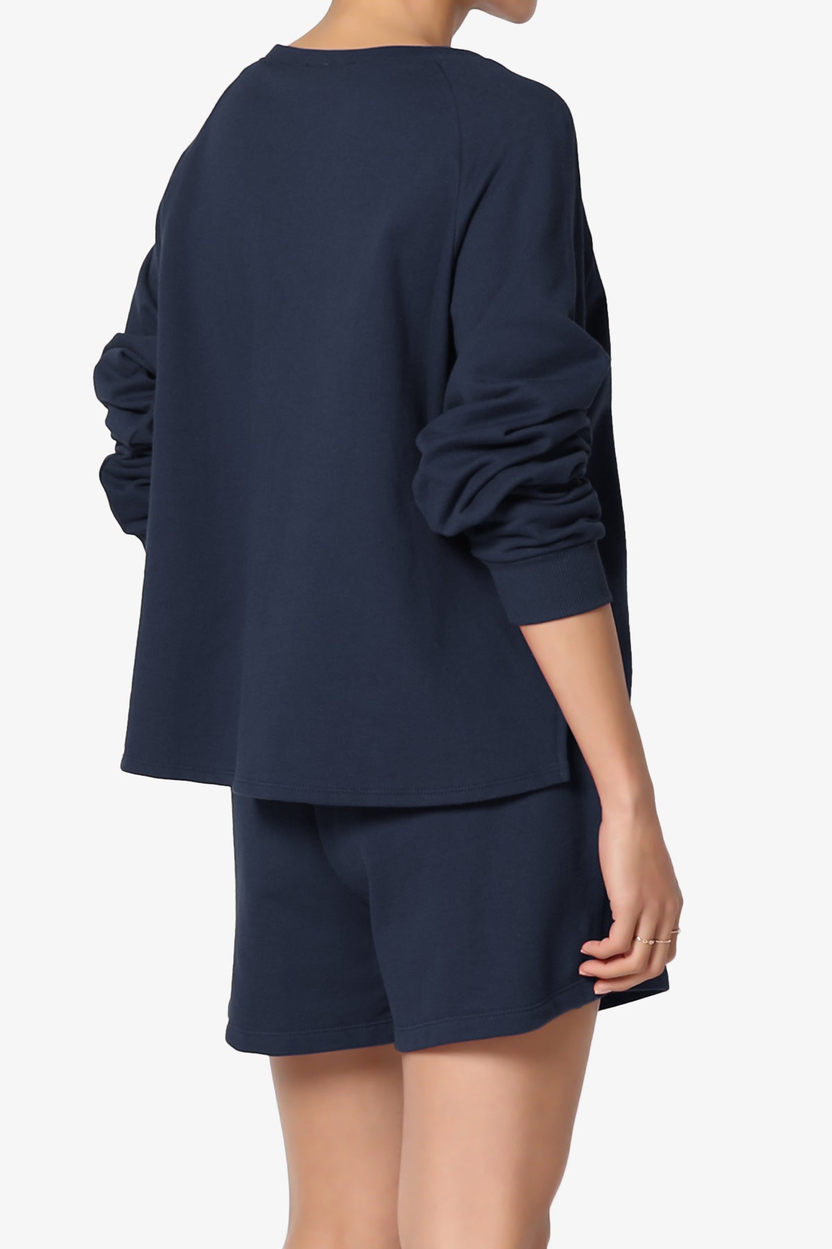 Crusade French Terry Oversized Crop Top & Shorts SET PLUS