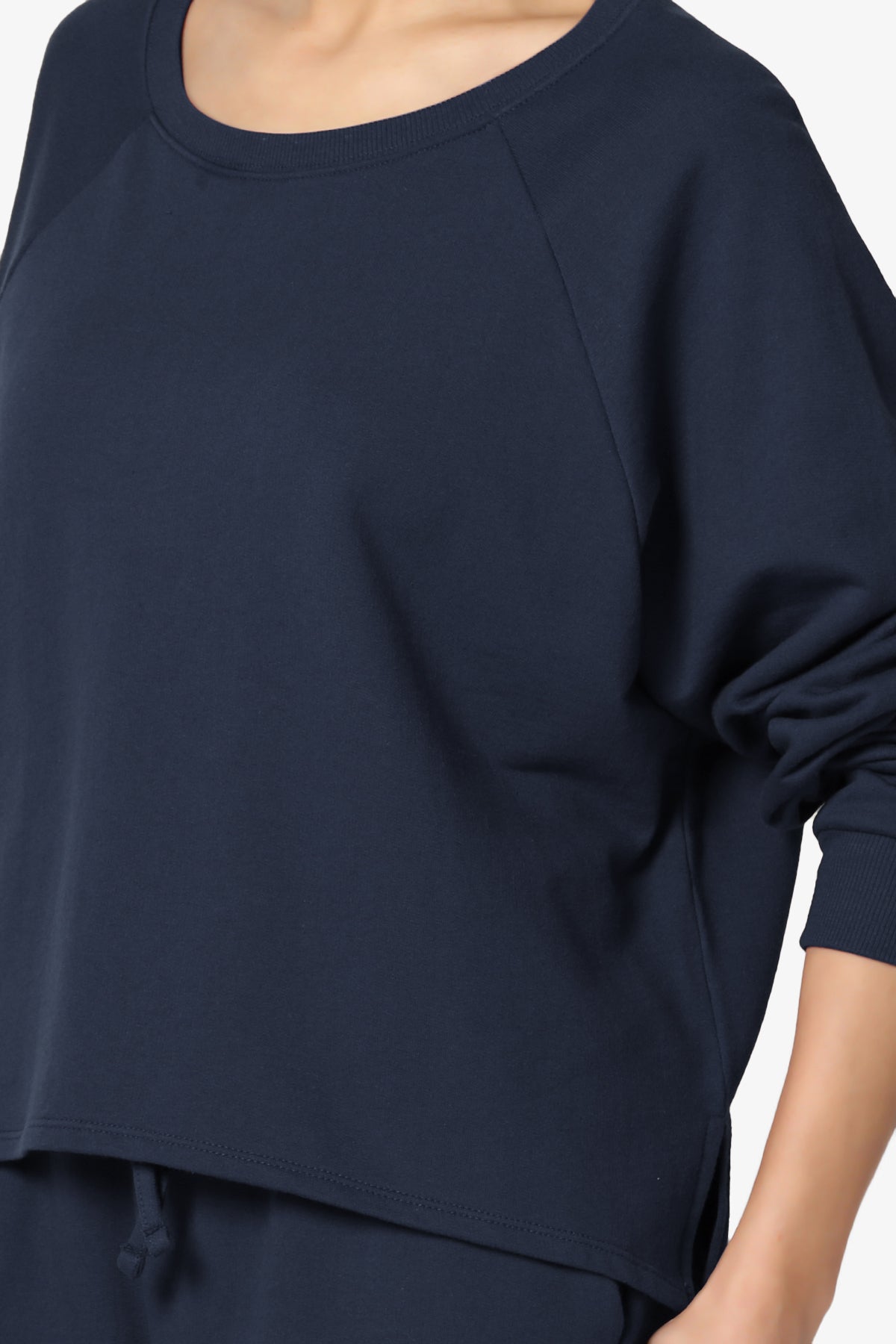 Crusade French Terry Oversized Crop Top & Shorts SET PLUS