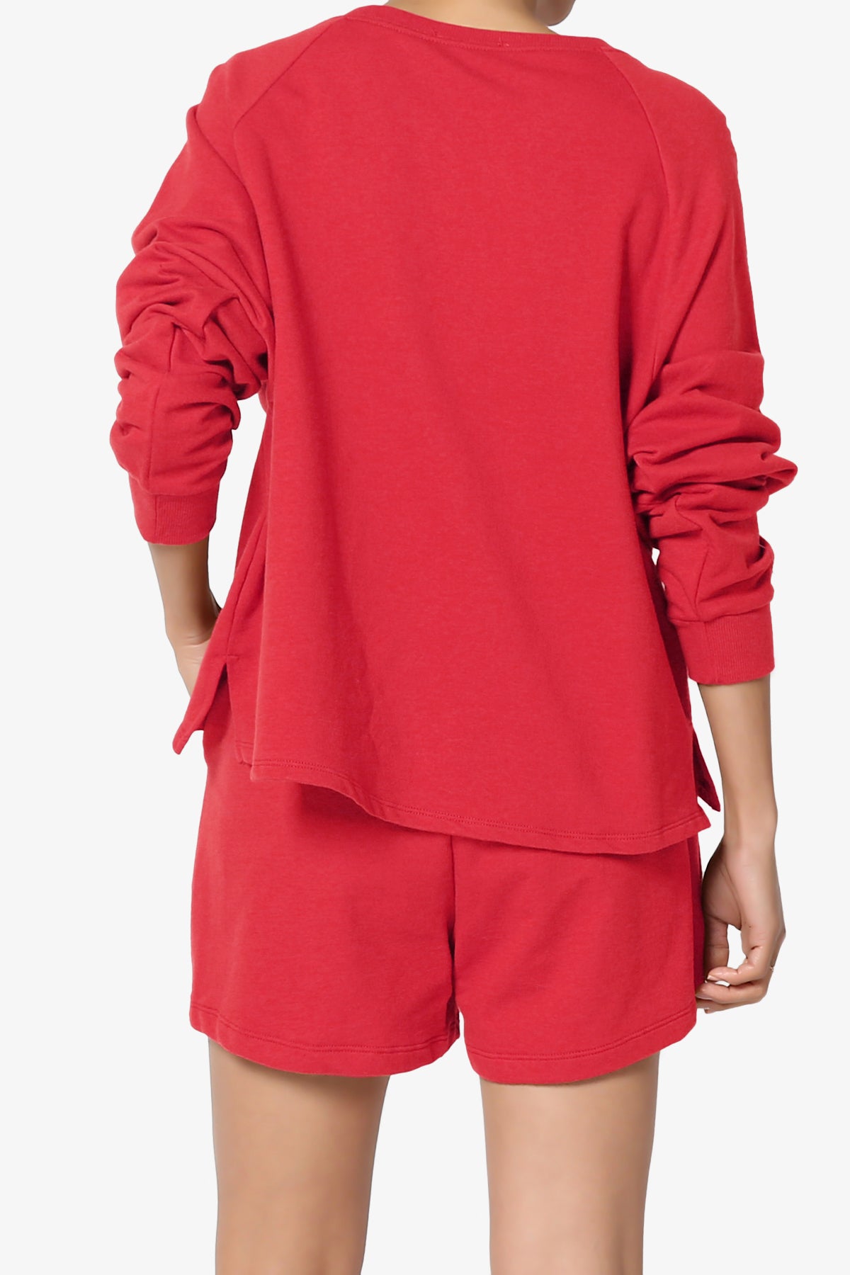 Crusade French Terry Oversized Crop Top & Shorts SET PLUS