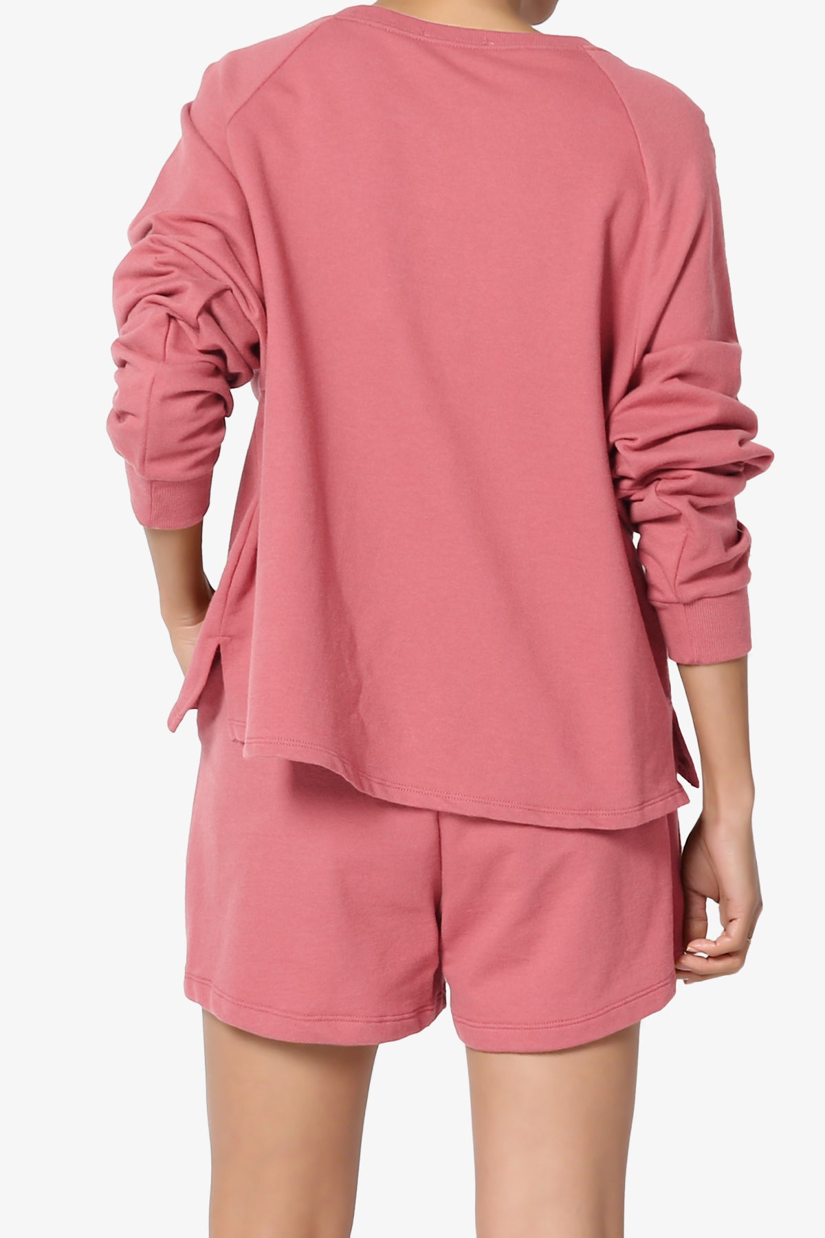 Crusade French Terry Oversized Crop Top & Shorts SET PLUS