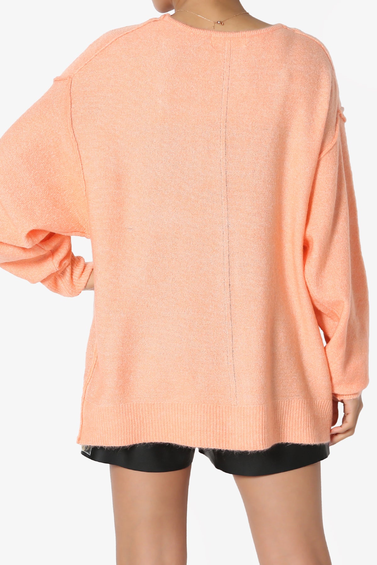 Taryn Loose Melange Knit Cardigan
