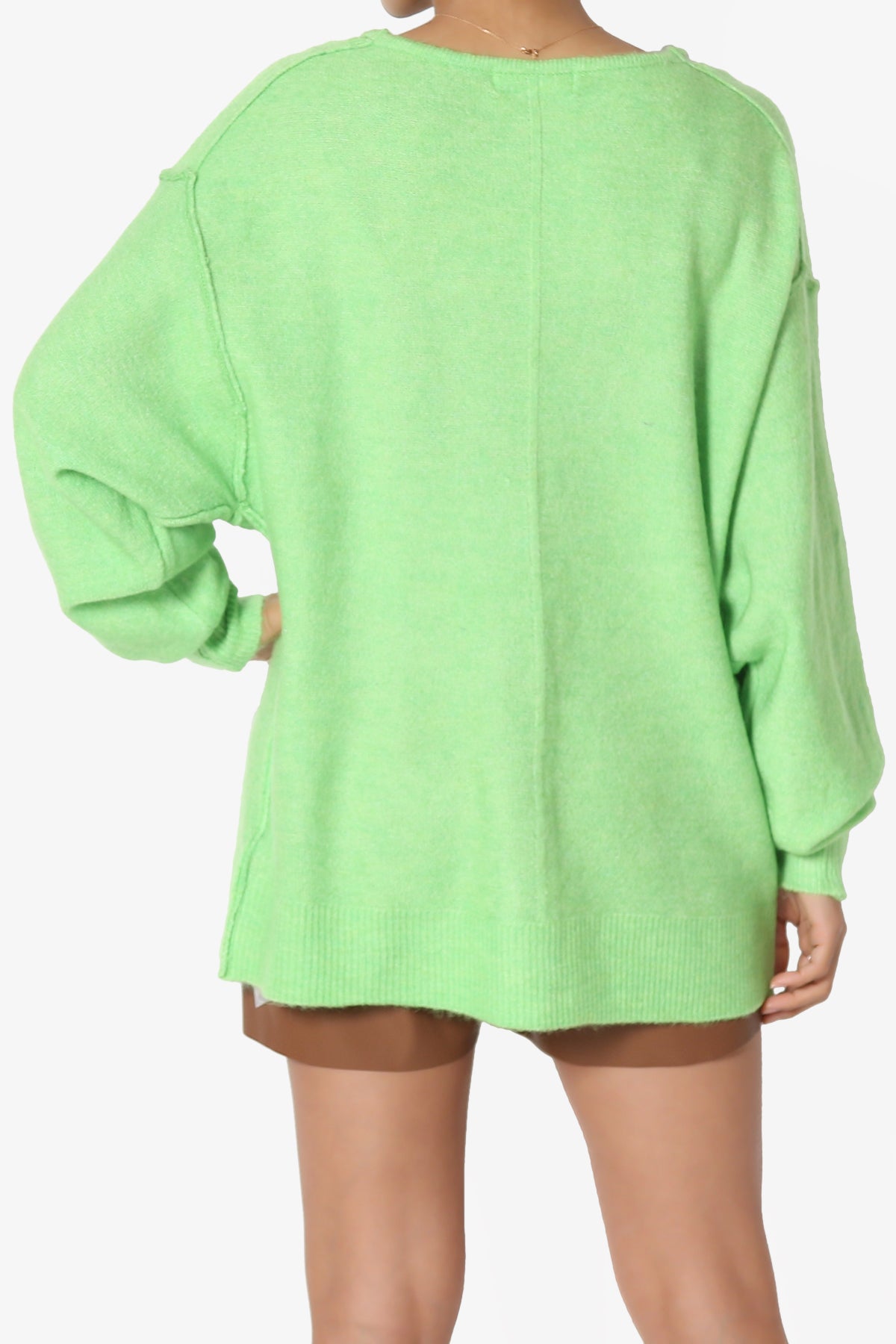 Taryn Loose Melange Knit Cardigan