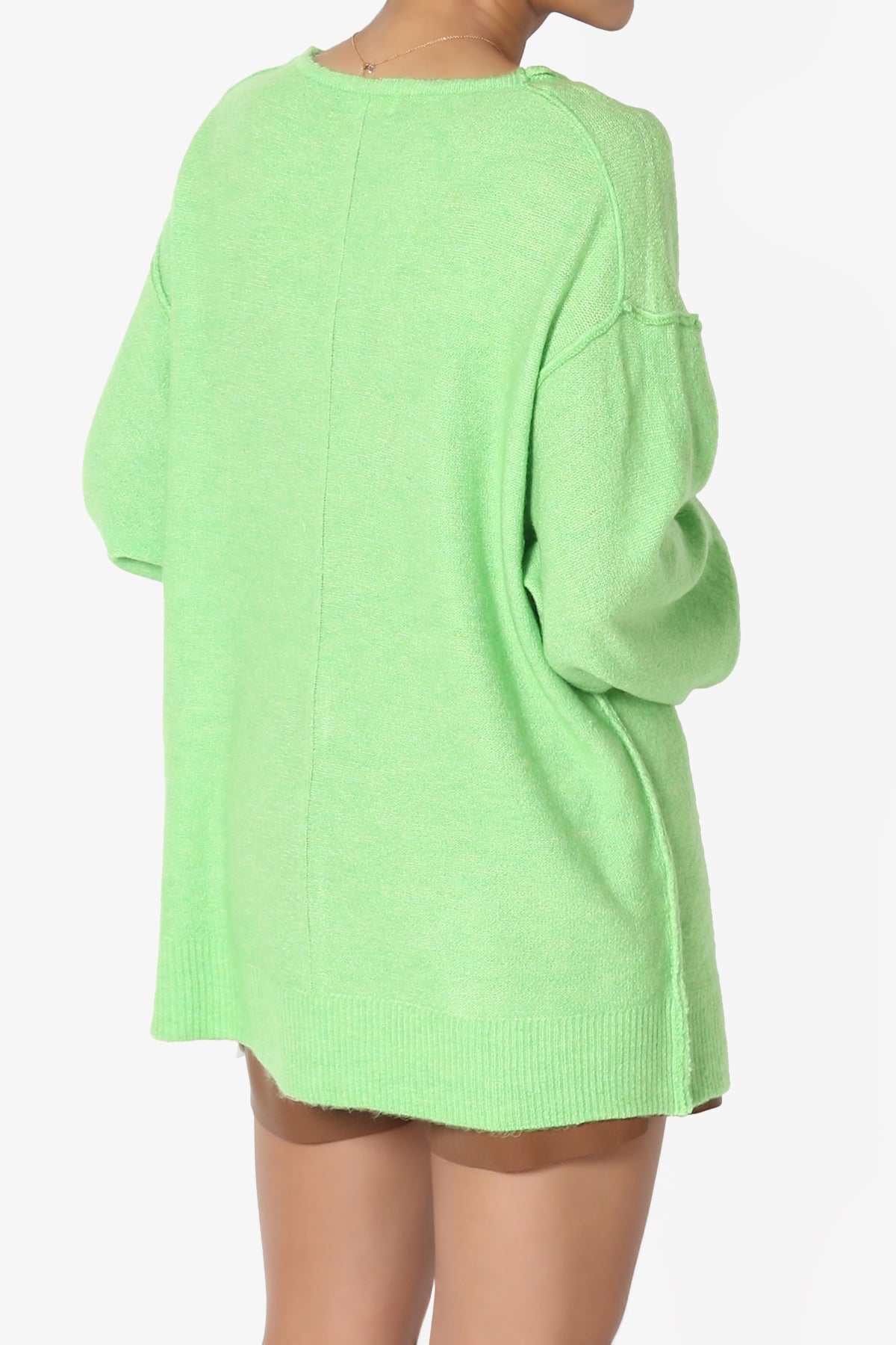 Taryn Loose Melange Knit Cardigan PLUS