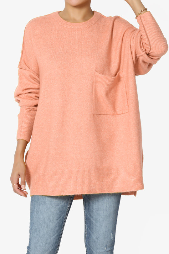 Taryn Loose Melange Knit Sweater