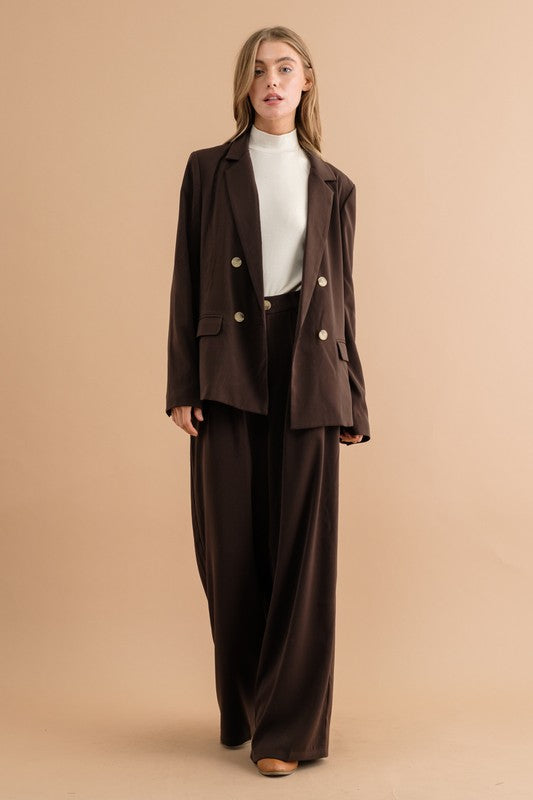 Sweet Generis DOUBLE BUTTON BLAZER JACKET