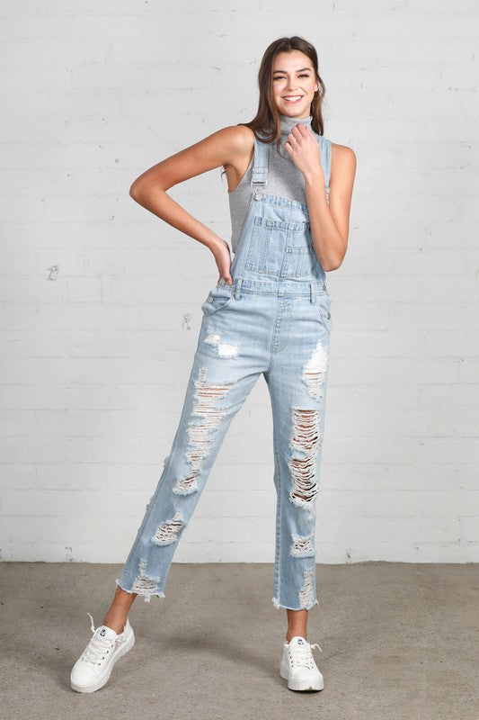 Insane Gene HEAVY DISTRESSED STRAIGHT FIT OVERALL