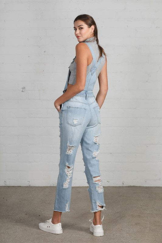 Insane Gene HEAVY DISTRESSED STRAIGHT FIT OVERALL