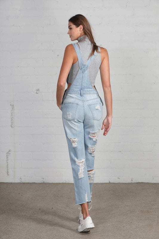 Insane Gene HEAVY DISTRESSED STRAIGHT FIT OVERALL