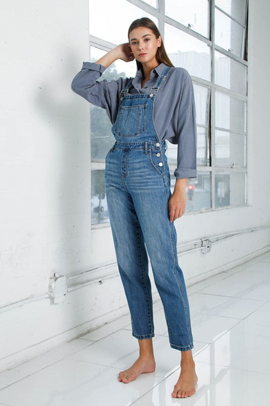 Insane Gene MOM FIT DENIM OVERALL