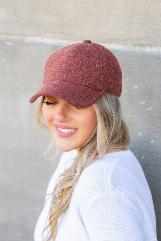 Aili's Corner Fall Tweed Ball Cap