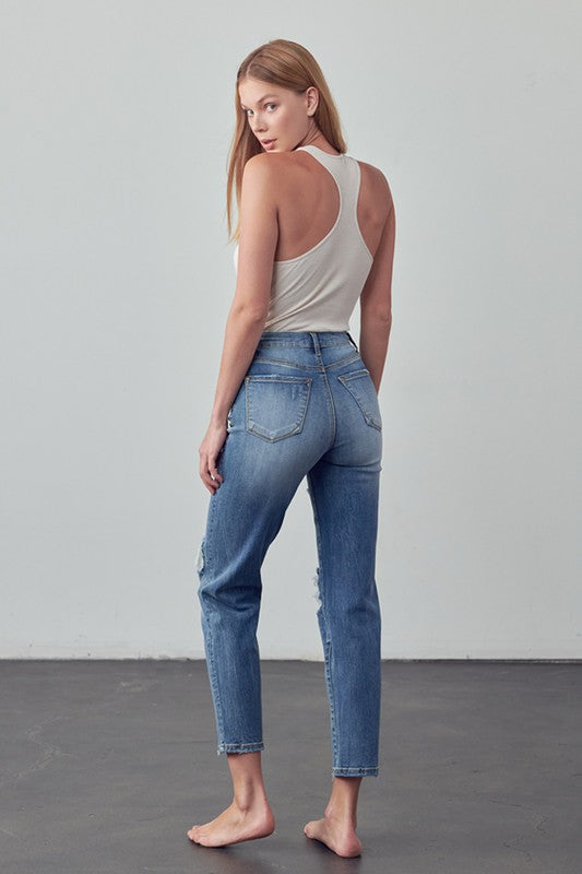 Insane Gene HIGH RISE GIRLFRIEND JEANS