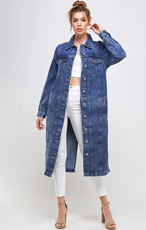 Blue Age NON-STRETCH THIRD QUARTER DENIM JACKET