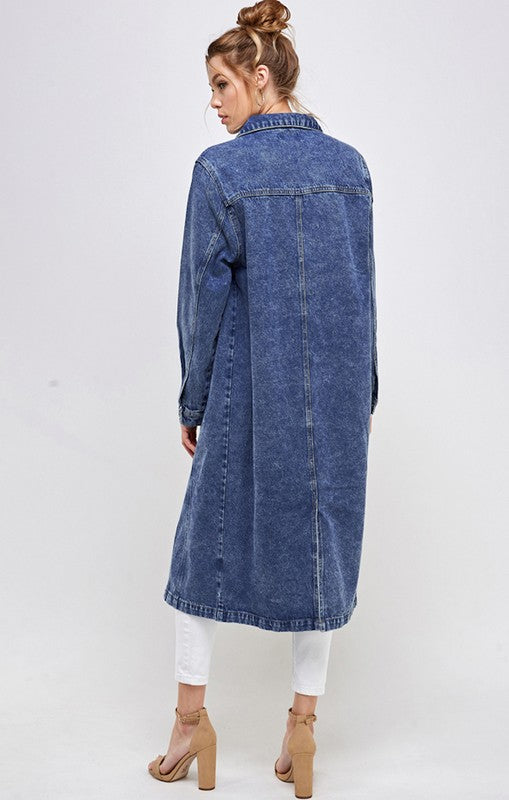 Blue Age NON-STRETCH THIRD QUARTER DENIM JACKET