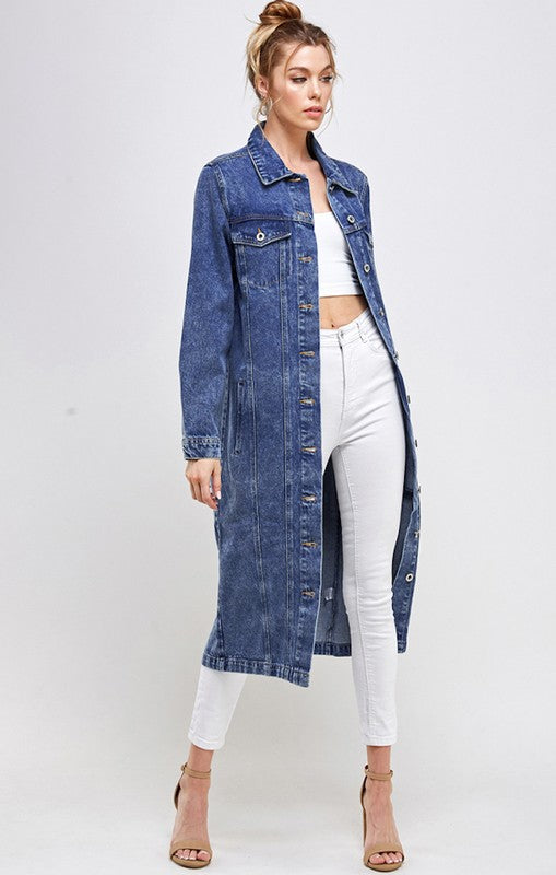 Blue Age NON-STRETCH THIRD QUARTER DENIM JACKET