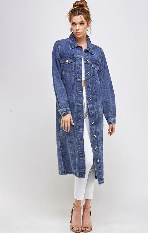 Blue Age NON-STRETCH THIRD QUARTER DENIM JACKET