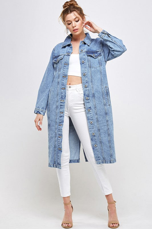 Blue Age NON-STRETCH THIRD QUARTER DENIM JACKET