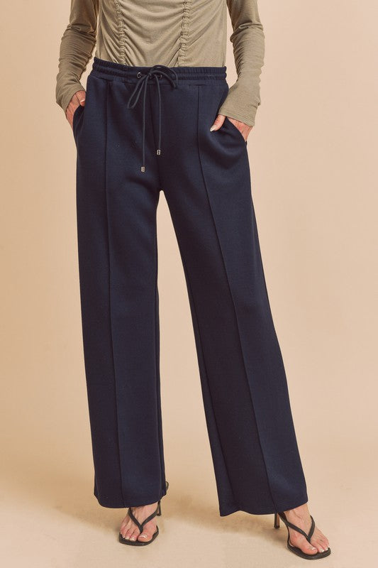 Aemi + Co Pheobe Stretch Wide Leg SweatPants
