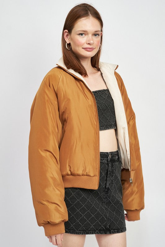 Emory Park REVERSIBLE PUFFER JACKET