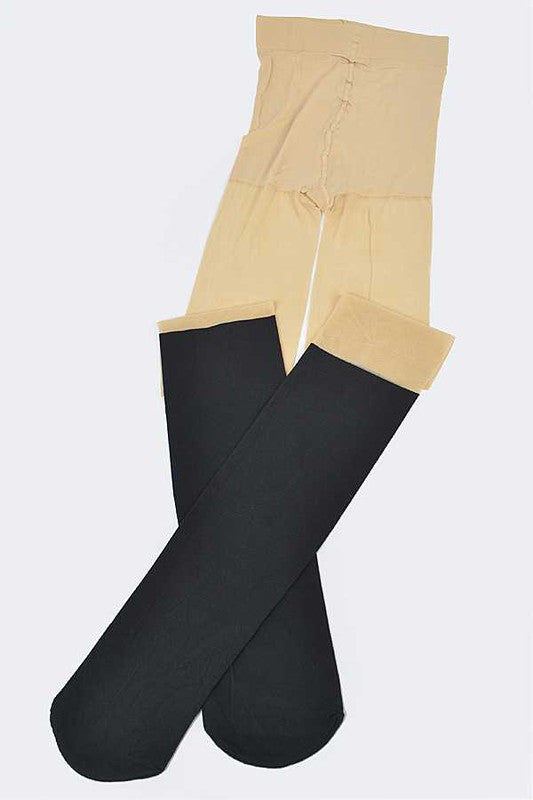 2 Tone Fashion Knee High Socks Tights