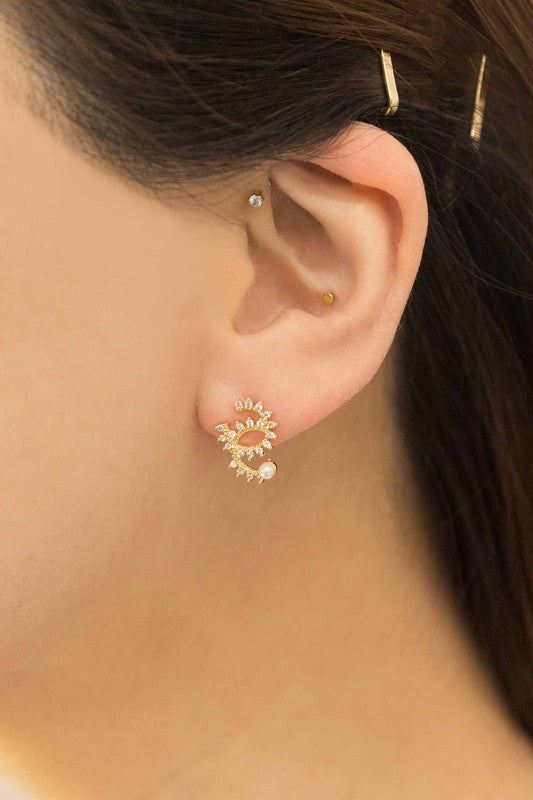 Lovoda Remington Stone Earrings