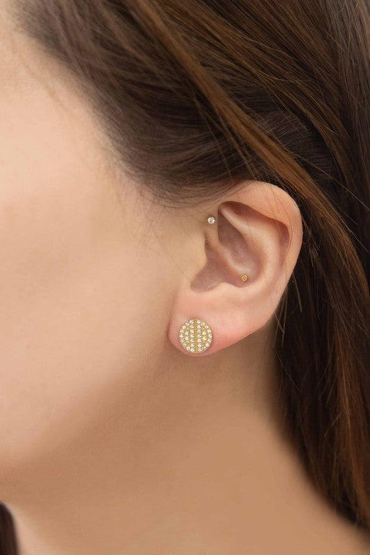 Lovoda Cent Stud Earrings