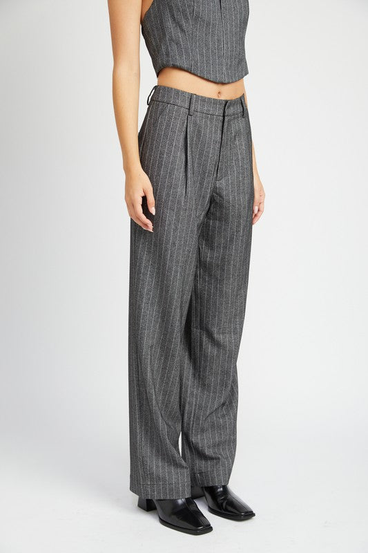 Emory Park LOOSE FIT PINSTRIPE PANTS