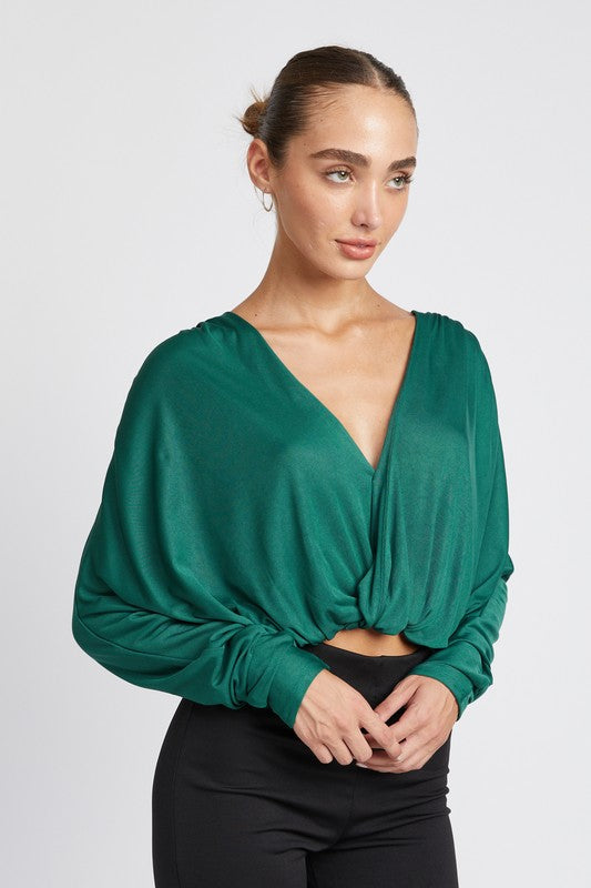Emory Park DOLMAN TWIST FRONT TOP