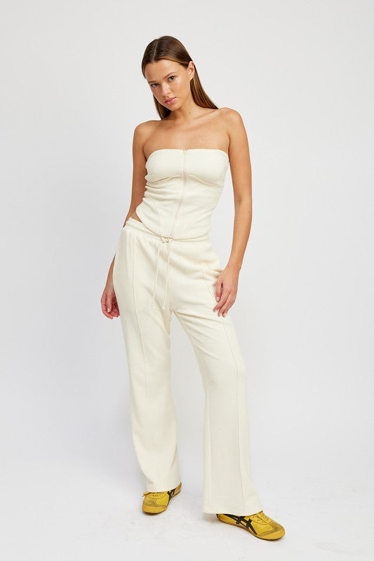 Emory Park ZIP UP TUBE TOP