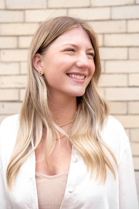 Spiffy & Splendid Luxe Gold Oriana Studs - Small