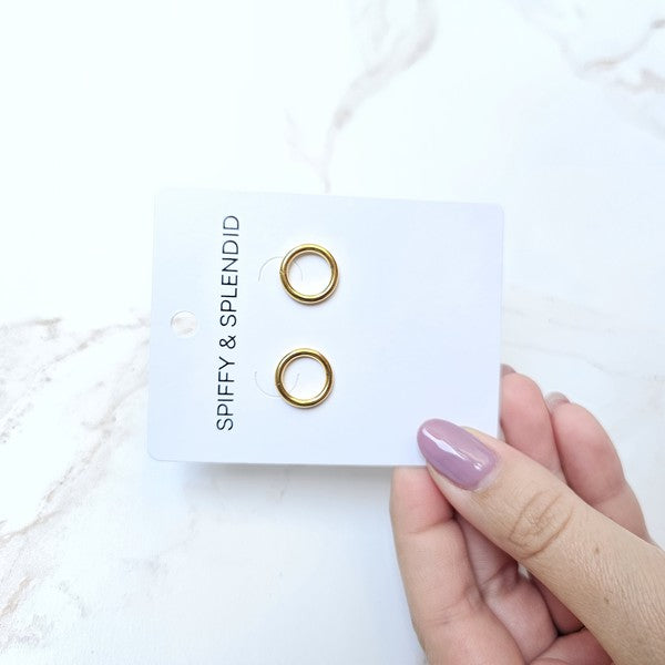 Spiffy & Splendid Luxe Gold Oriana Studs - Medium