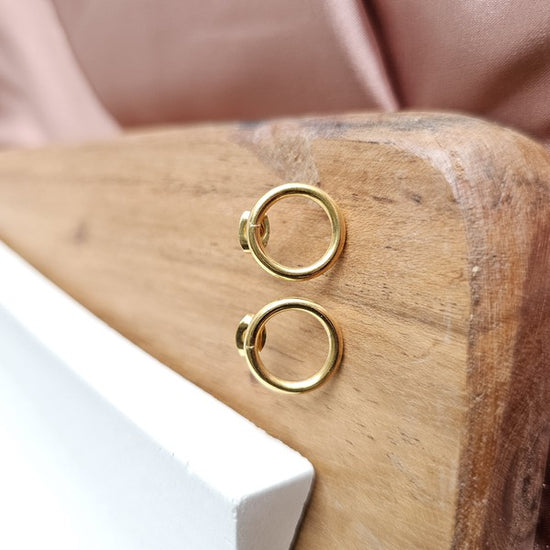 Spiffy & Splendid Luxe Gold Oriana Studs - Medium