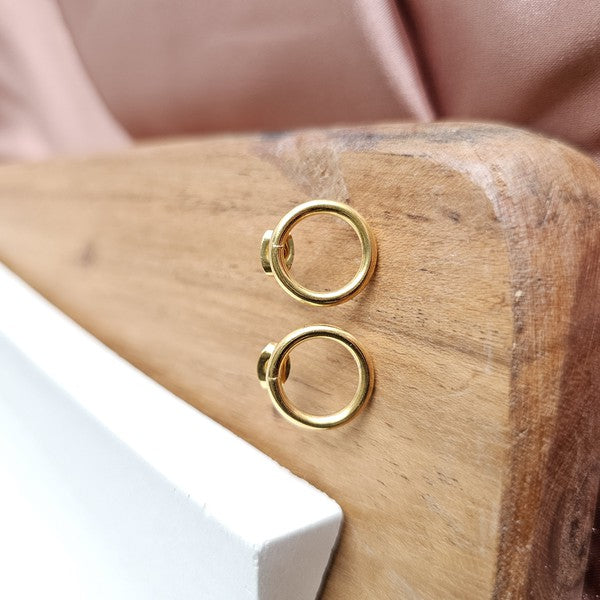 Spiffy & Splendid Luxe Gold Oriana Studs - Medium