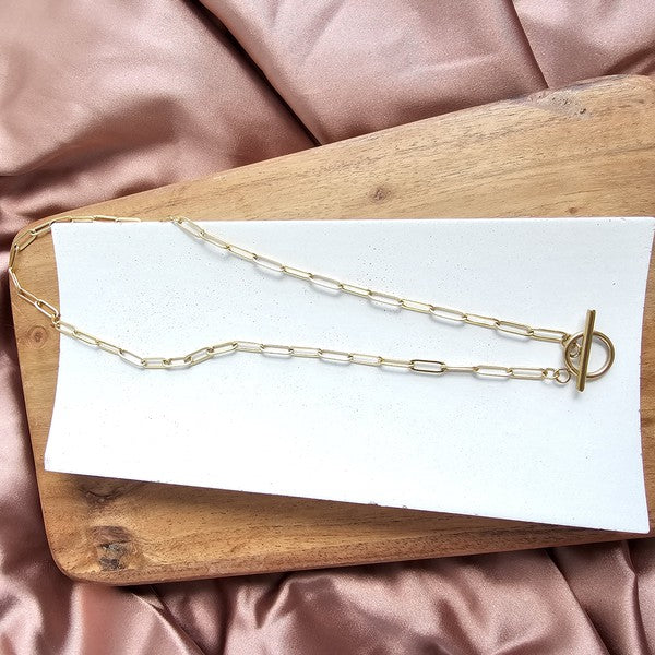 Spiffy & Splendid Luxe Gold Paperclip Chain - 18in