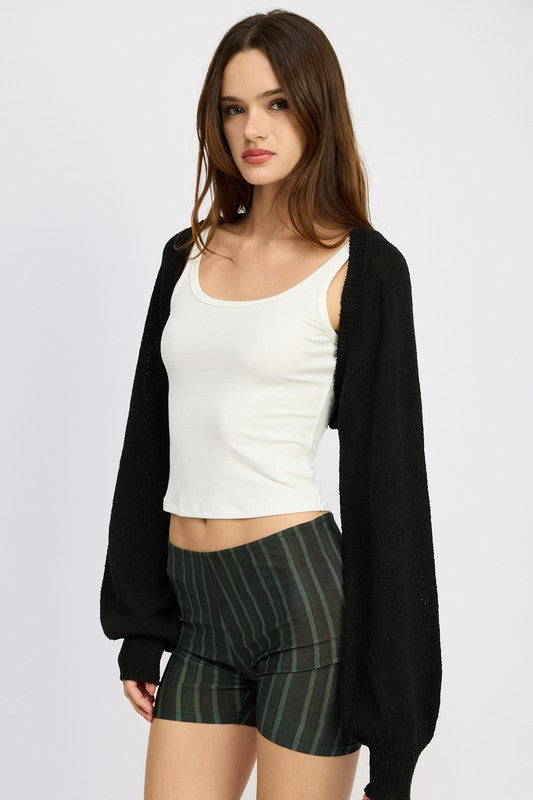 Emory Park BLOUSON SLEEVE BOLERO