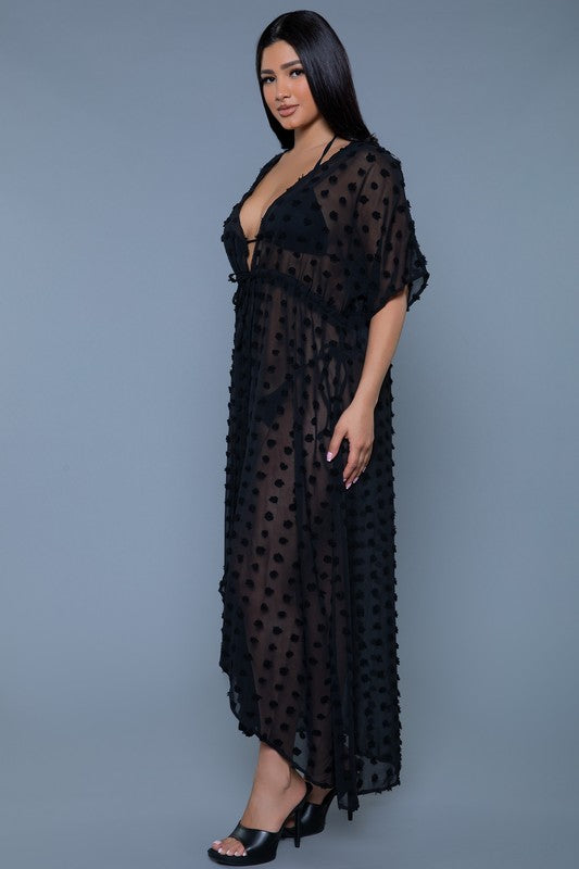 BE WICKED Alice Sheer Cover-Up Maxi Dress