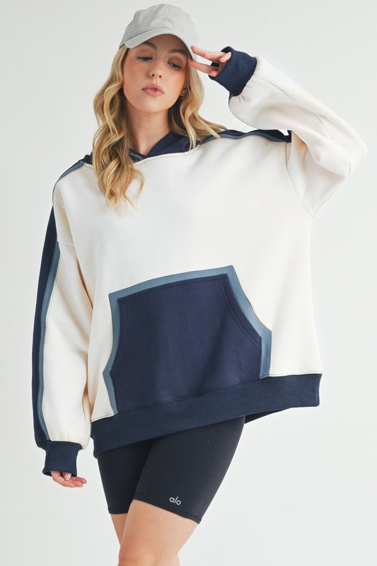 Aemi + Co Kate Colorblock Hoodie