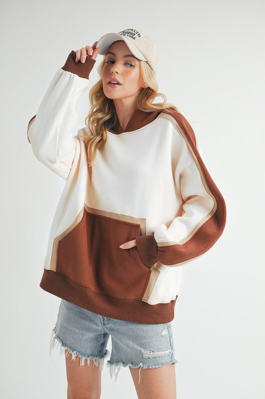 Aemi + Co Kate Colorblock Hoodie