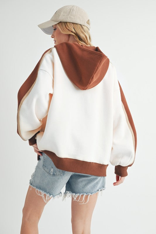 Aemi + Co Kate Colorblock Hoodie