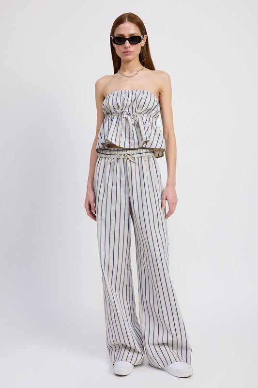 Emory Park STRIPED LONG LOUNGE PANTS