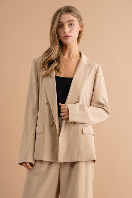 Sweet Generis DOUBLE BUTTON BLAZER JACKET