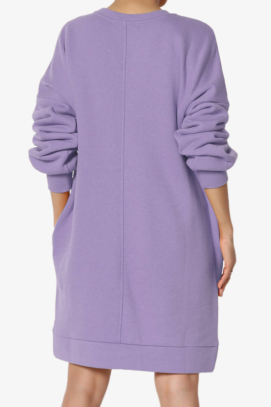Accie Crew Neck Tunic Sweatshirt LAVENDER_2