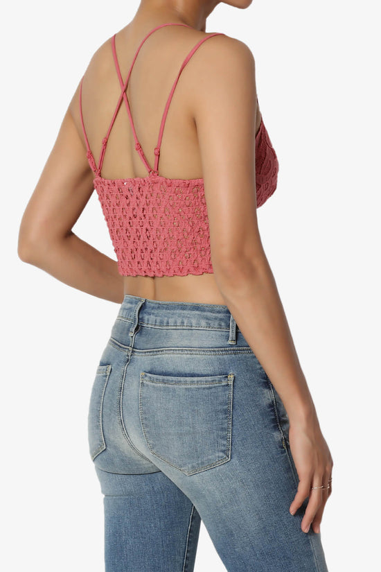 Adella Crochet Lace Bralette DUSTY ROSE_4