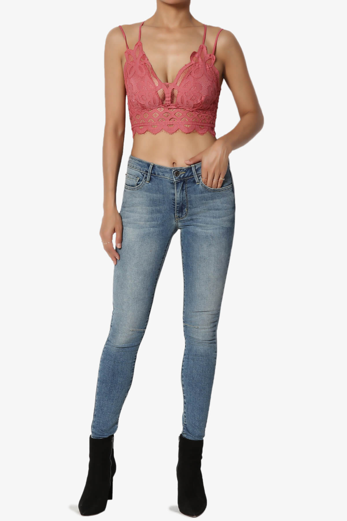 Adella Crochet Lace Bralette DUSTY ROSE_6