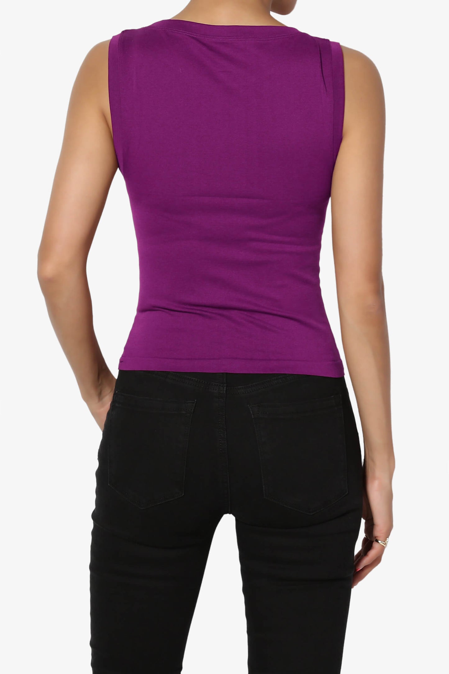 Aika Seamless Crop Tank Top LIGHT PLUM_2