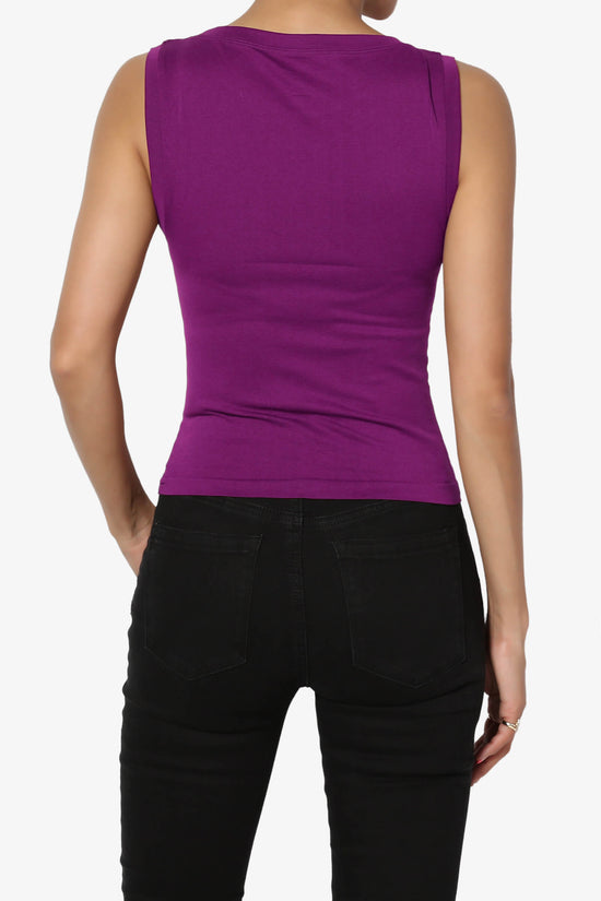 Aika Seamless Crop Tank Top LIGHT PLUM_2